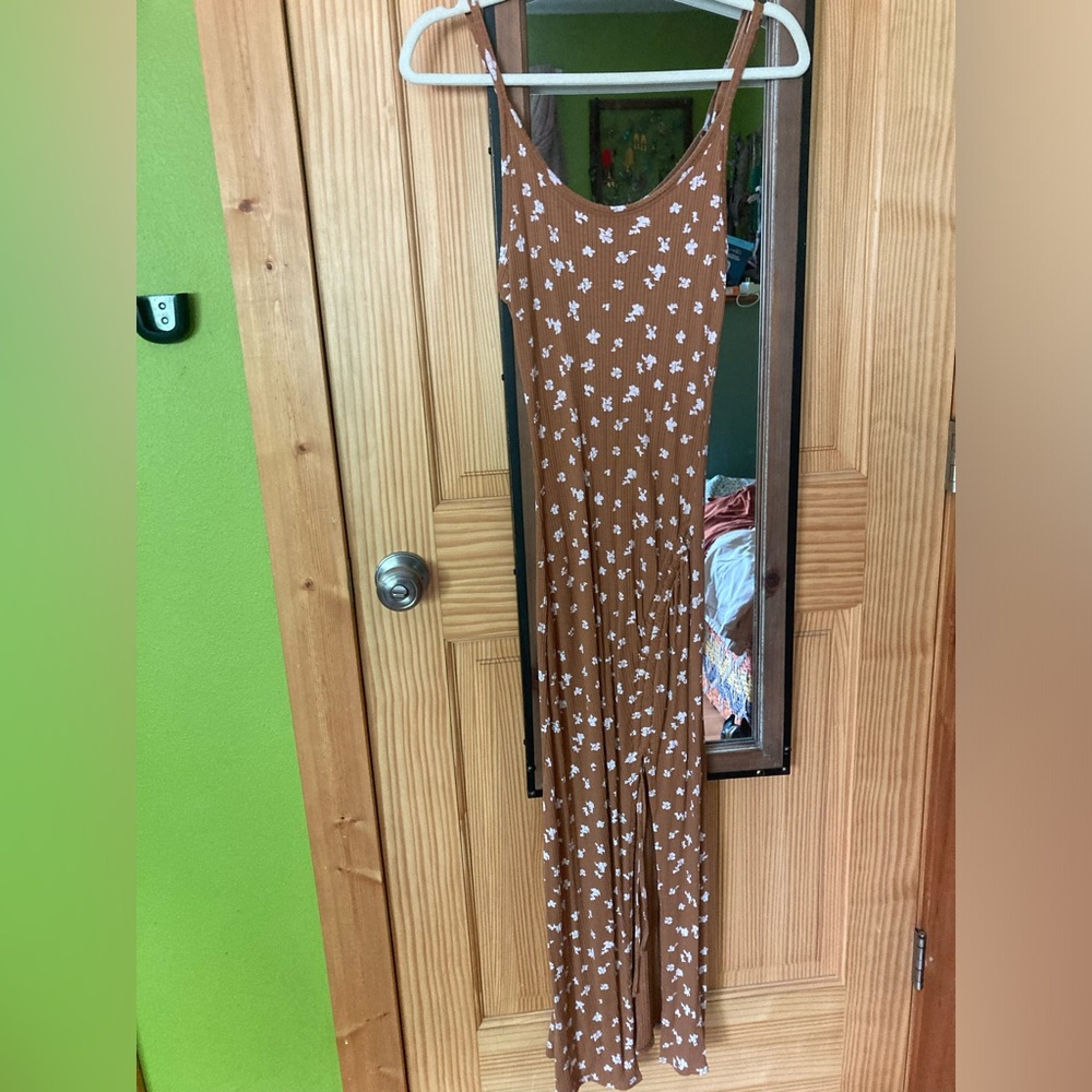 O’Neill high split long dress. Size xs